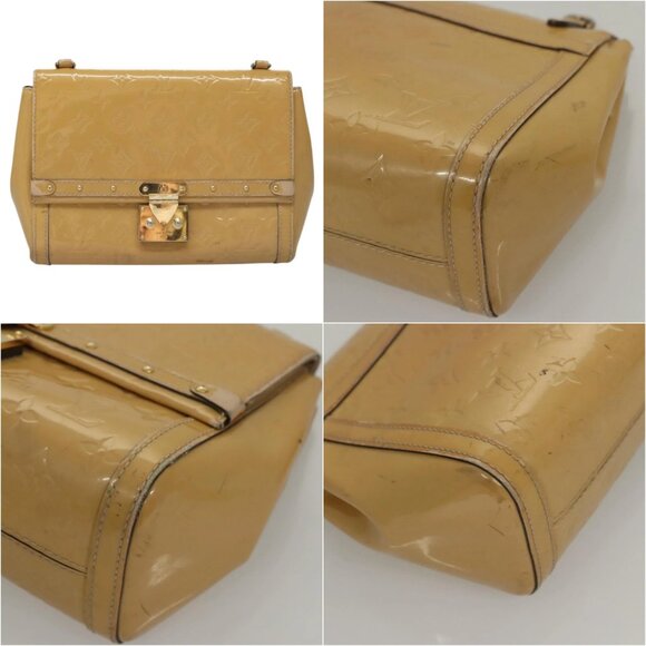 LOUIS VUITTON Monogram Vernis Venice Shoulder Bag Citrin M90277 LV Auth 116576 - Picture 14 of 15